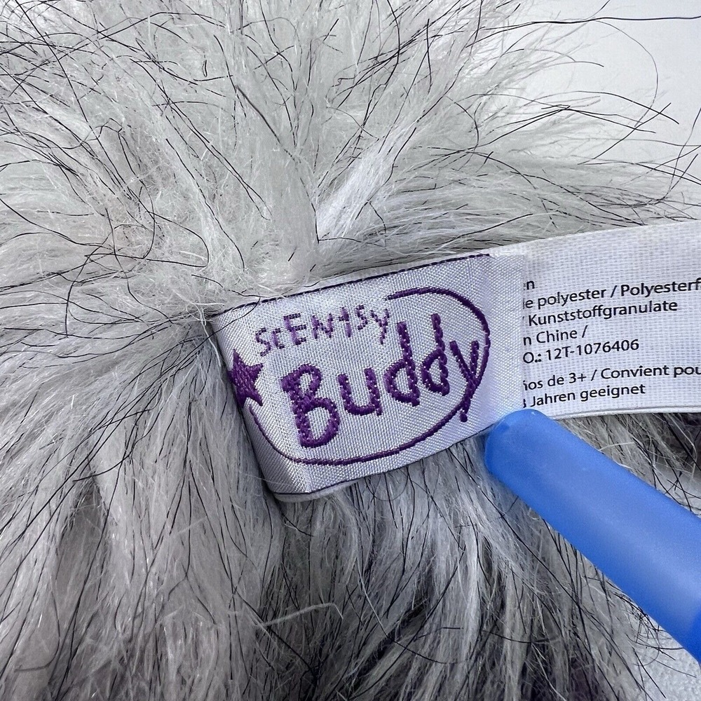 Scentsy‎ Buddy Clip Pep The Gleeful Grape Fuzzy Keychain Plush Backpack - Picture 4 of 4